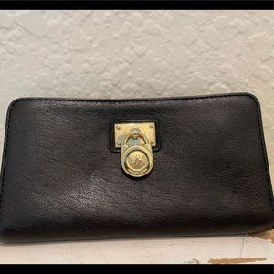 Michael Kors Black Soft Leather Wallet